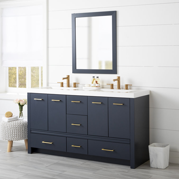 Latitude Run® 61" Double Bathroom Vanity Set & Reviews Wayfair